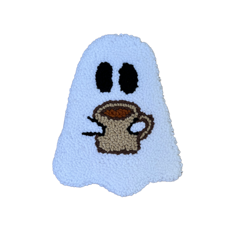 GHOST COFFEE MUG RUG COASTER